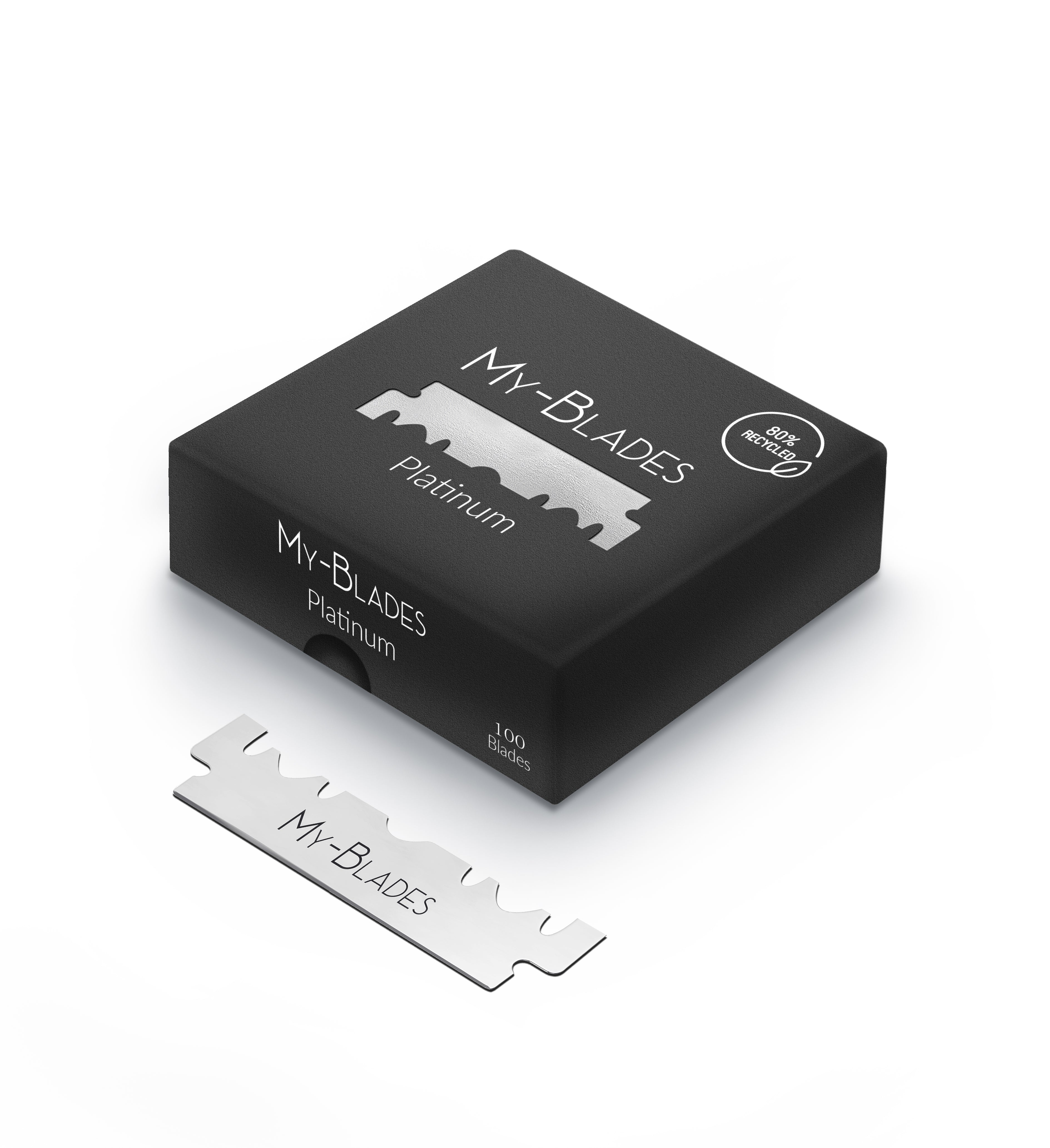 PLATINUM EINSCHNEIDIGE RASIERKLINGEN X100